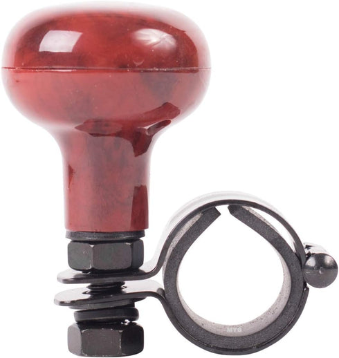 Woodgrain Steering Wheel Spinner Knob | Universal Fit for All Cars, Trucks, Semis, Tractors, Boats, Golf Carts | Suicide Power Handle Accessory...